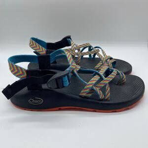 Chaco's Women's size 8 Rainbow Strappy Sandals Gorpcore Outdoor Hiking Colorful